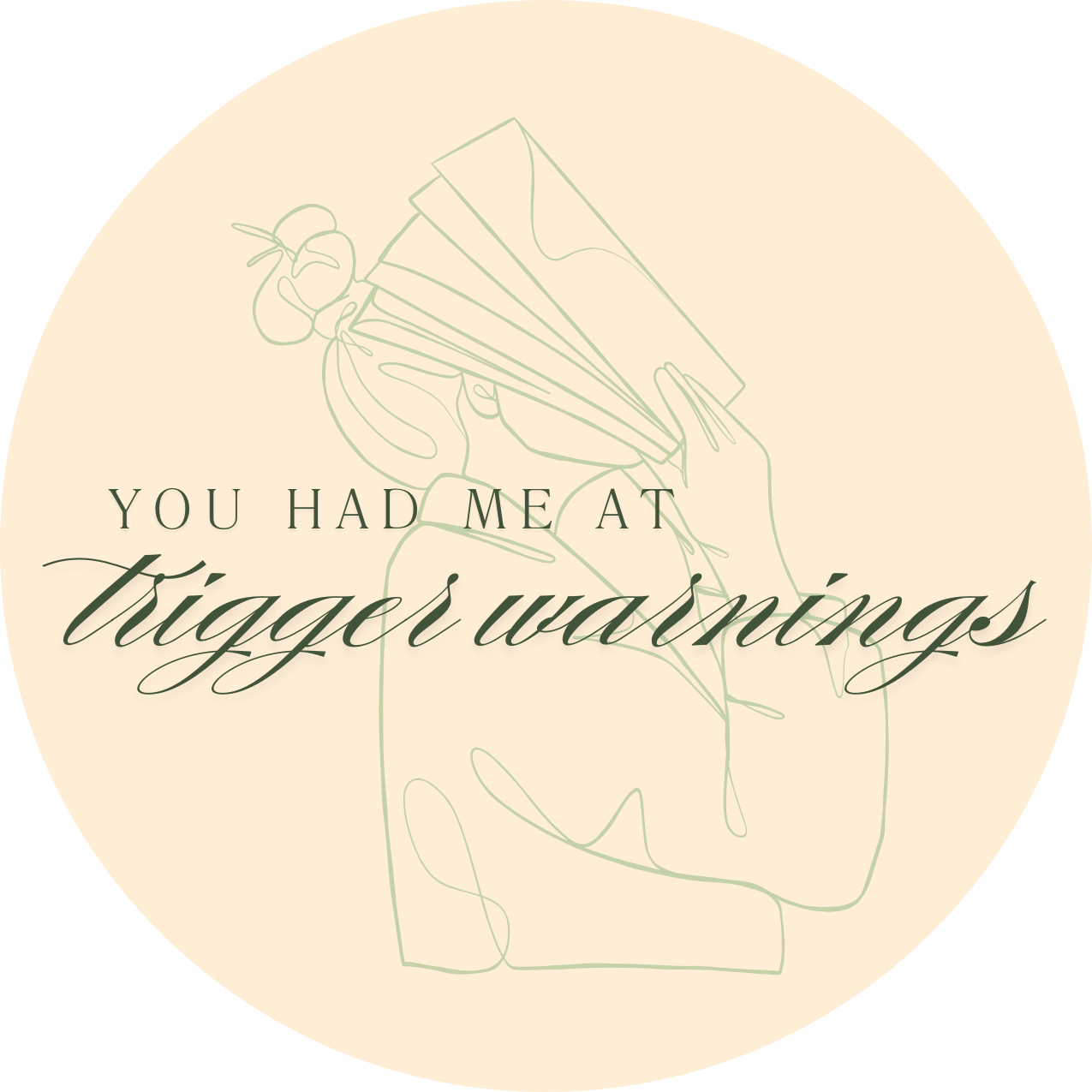 You Had Me At Trigger Warnings Sticker