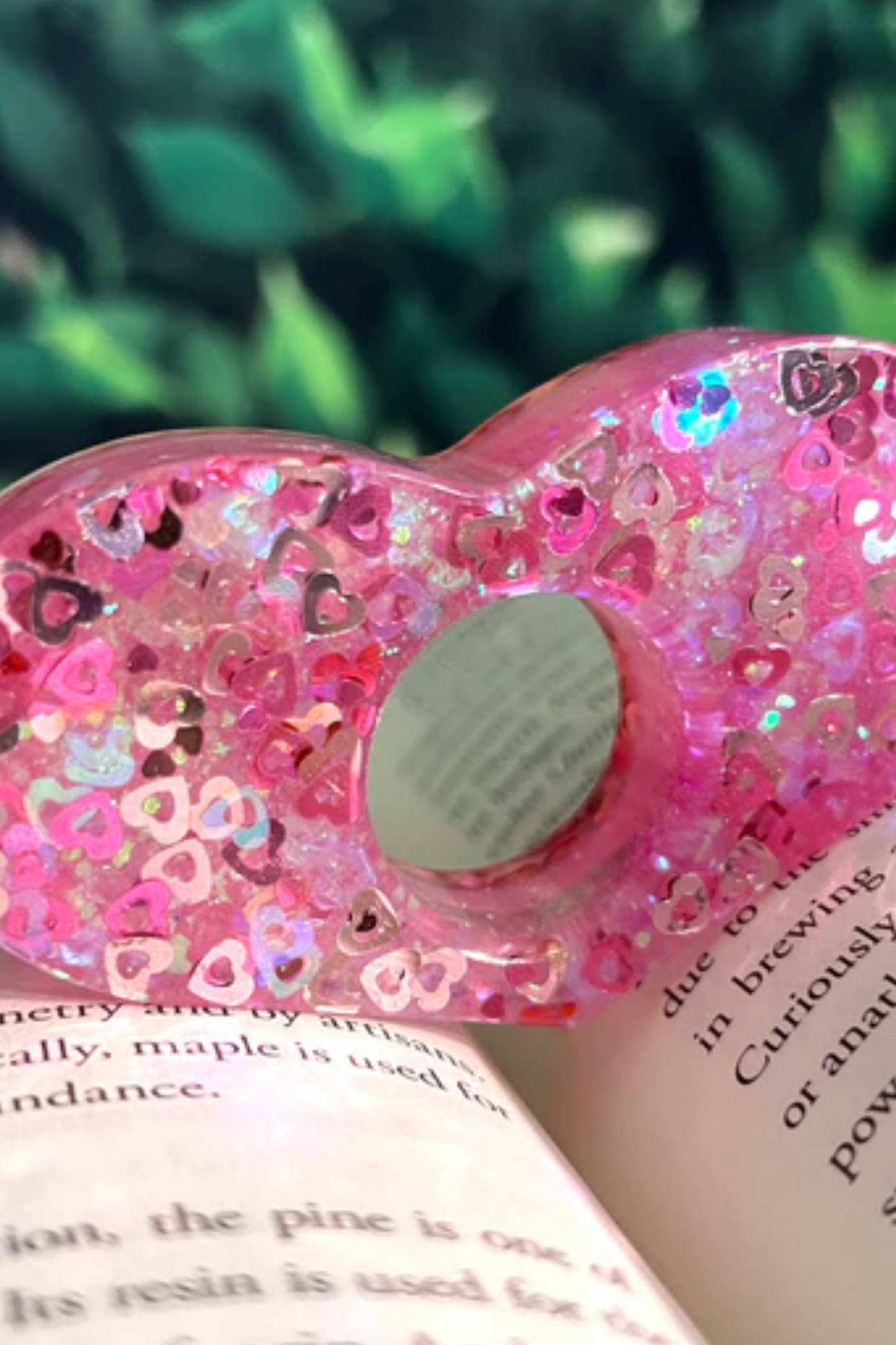 Pink Stardust Page Holder