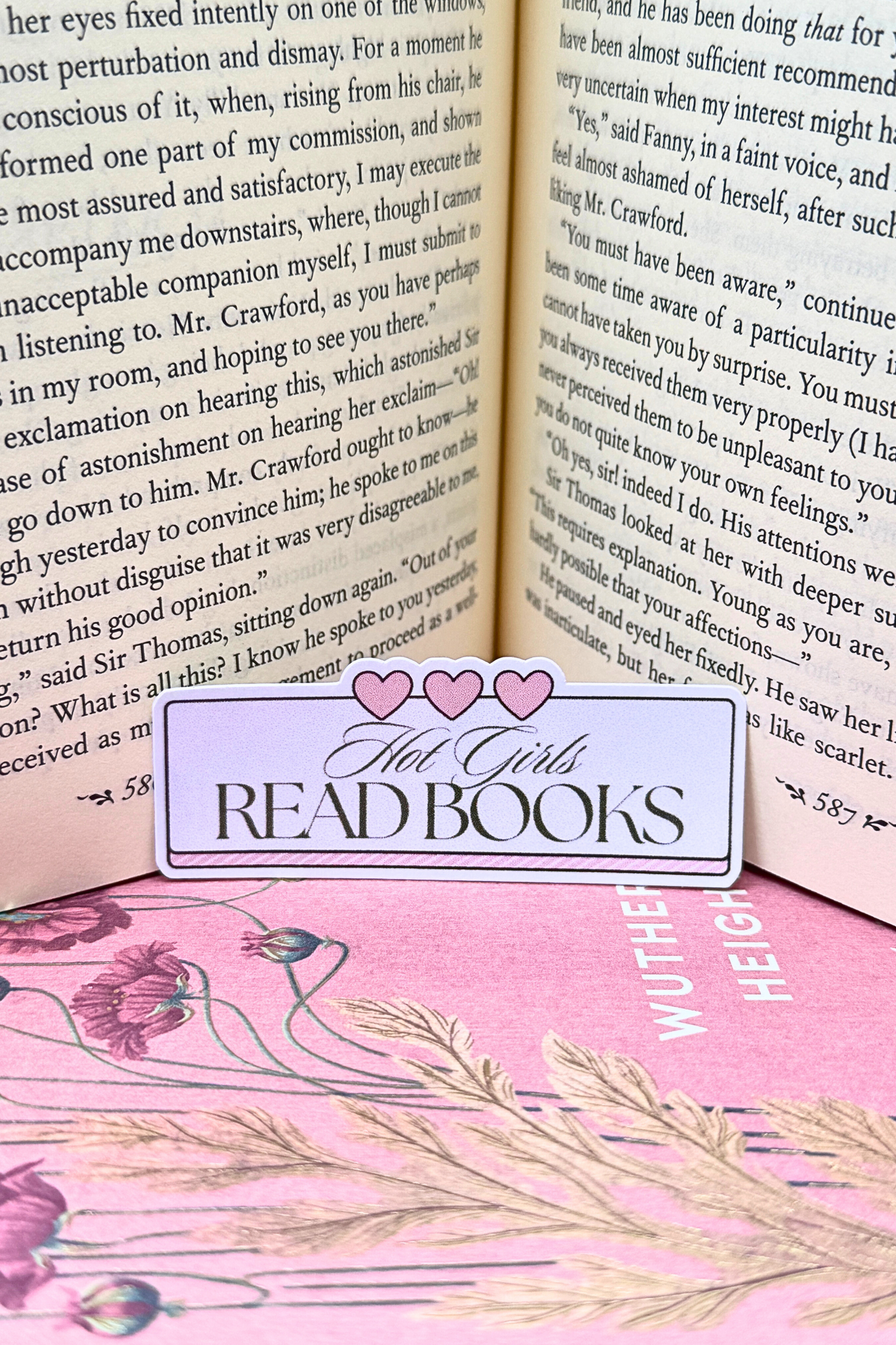 Hot Girls Read Books Sticker