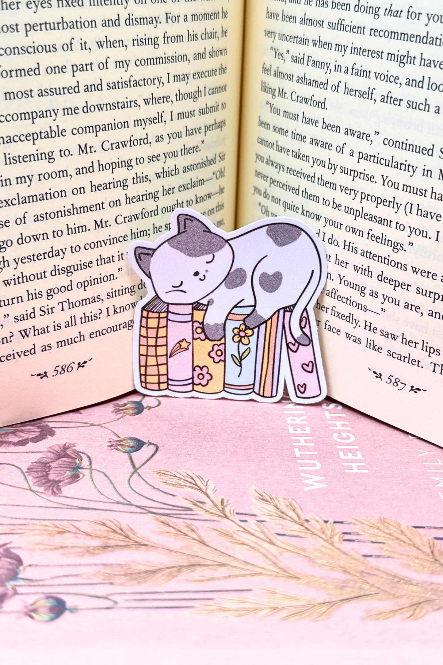 Purrfect Reads Sticker