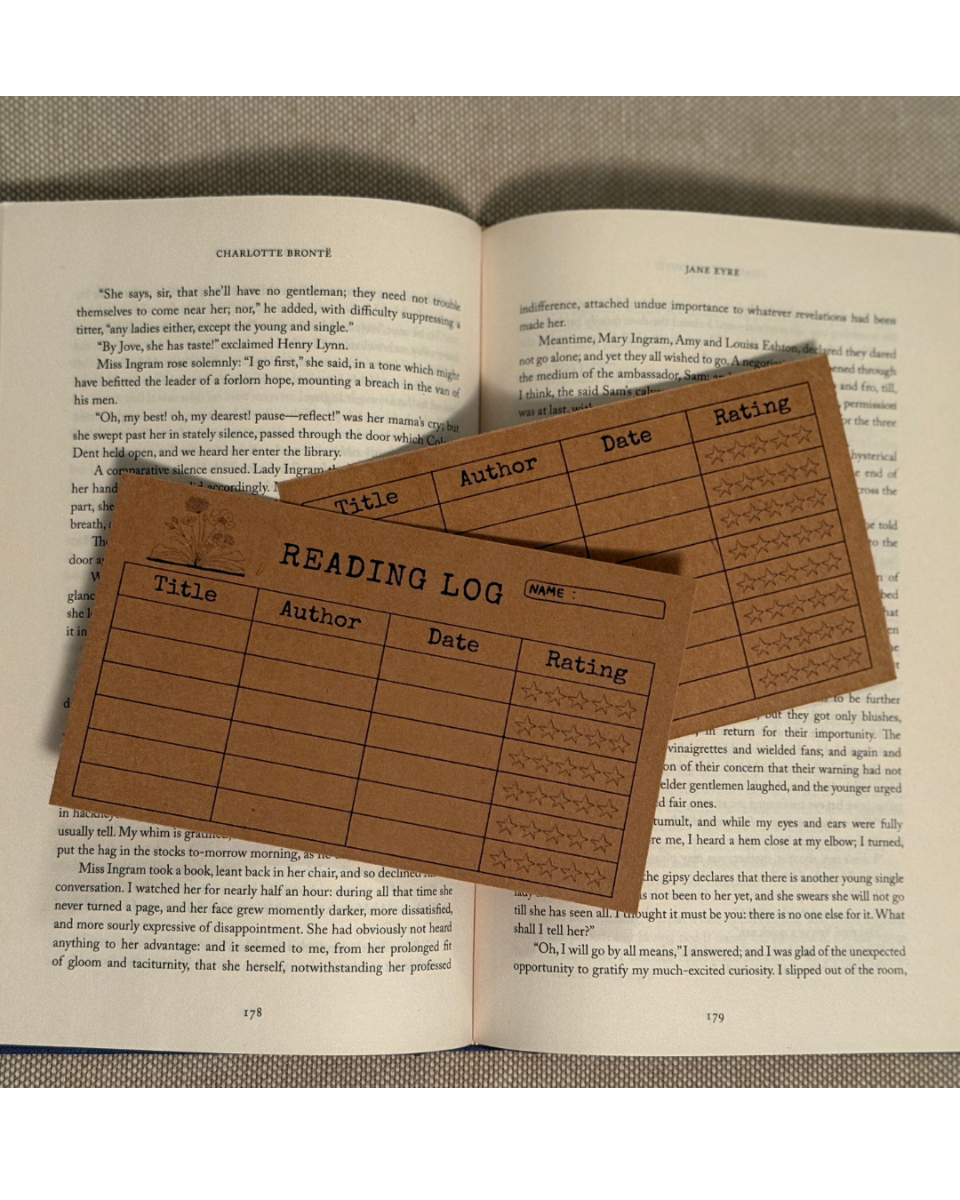 Book Log (pack of 2)