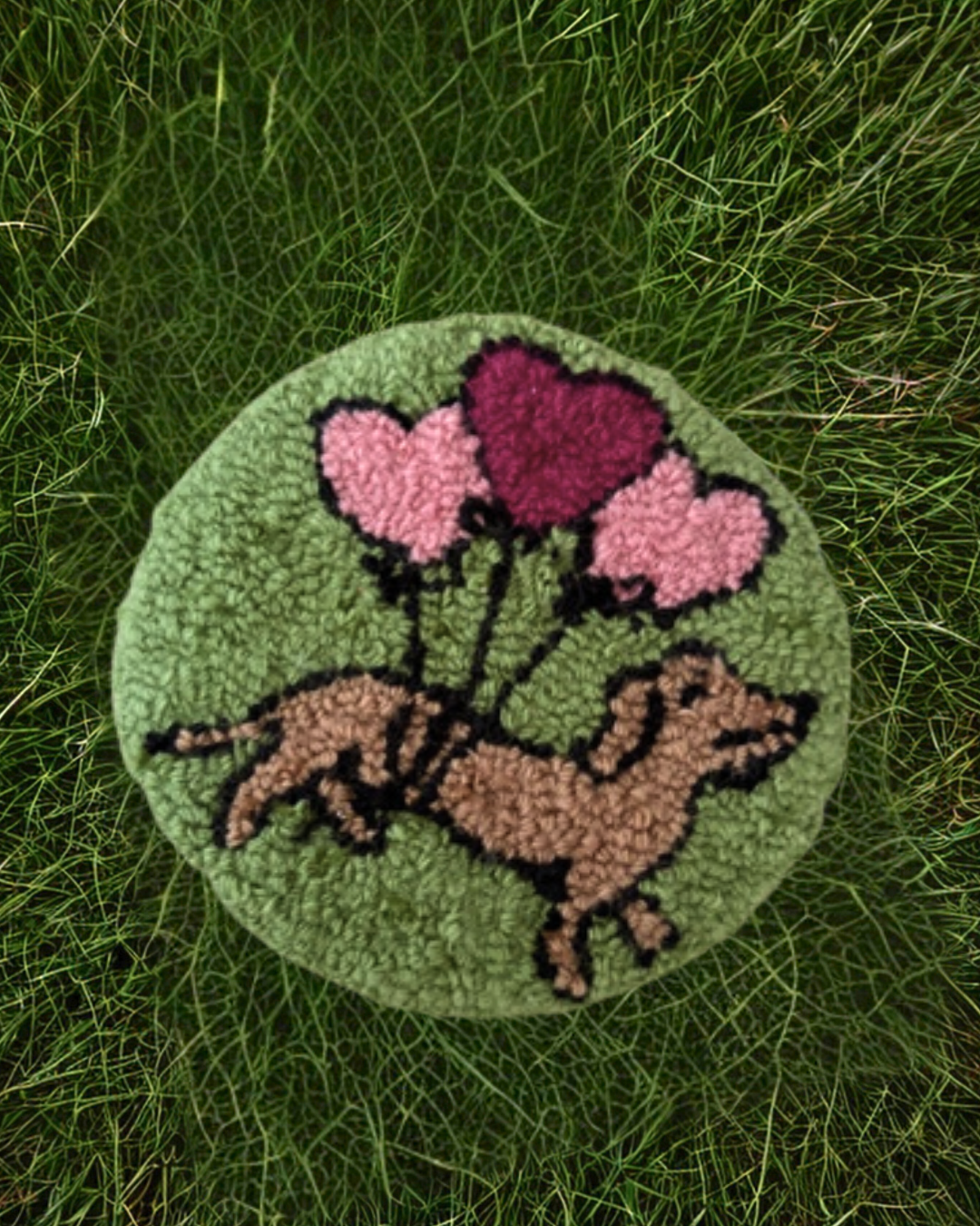 Up, Pup & Away Mug Rug