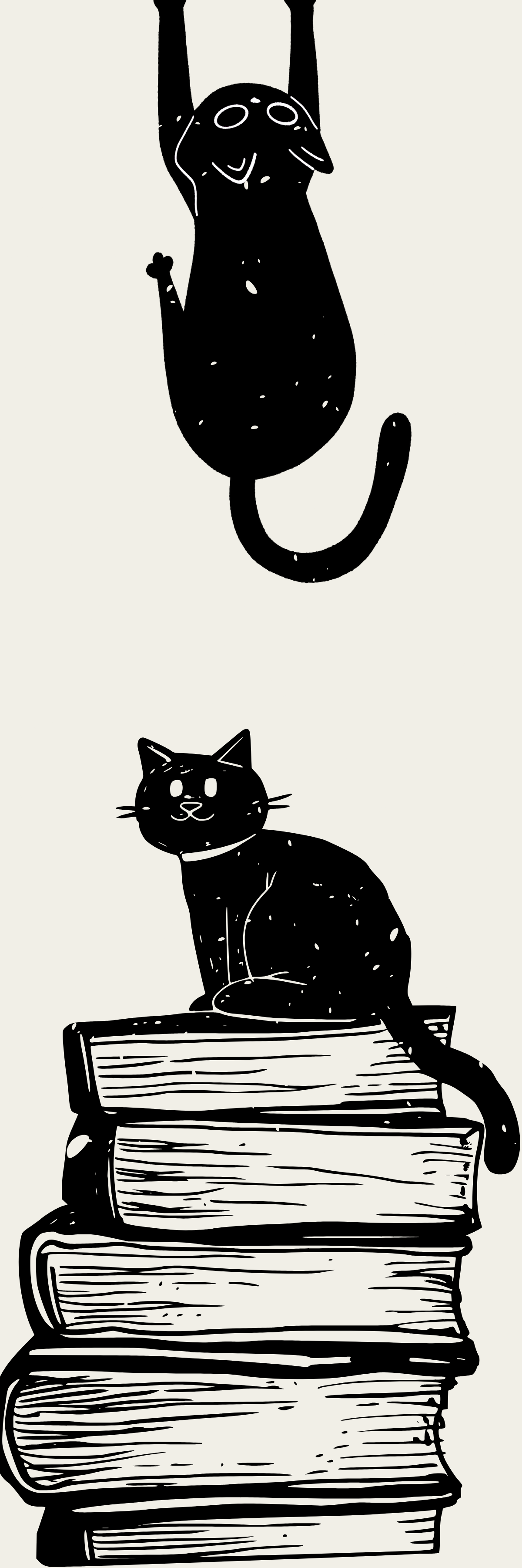 Purr-sistent Reader Bookmark