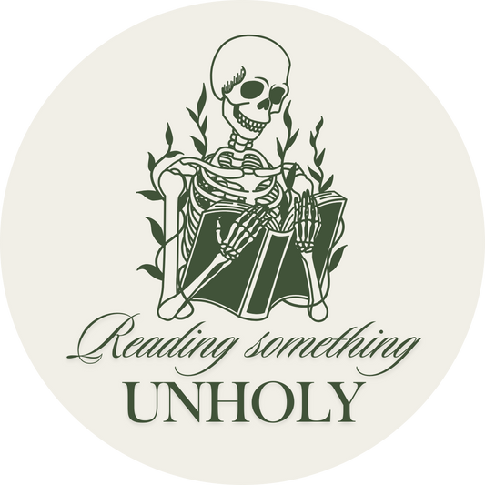 Reading Something Unholy Sticker