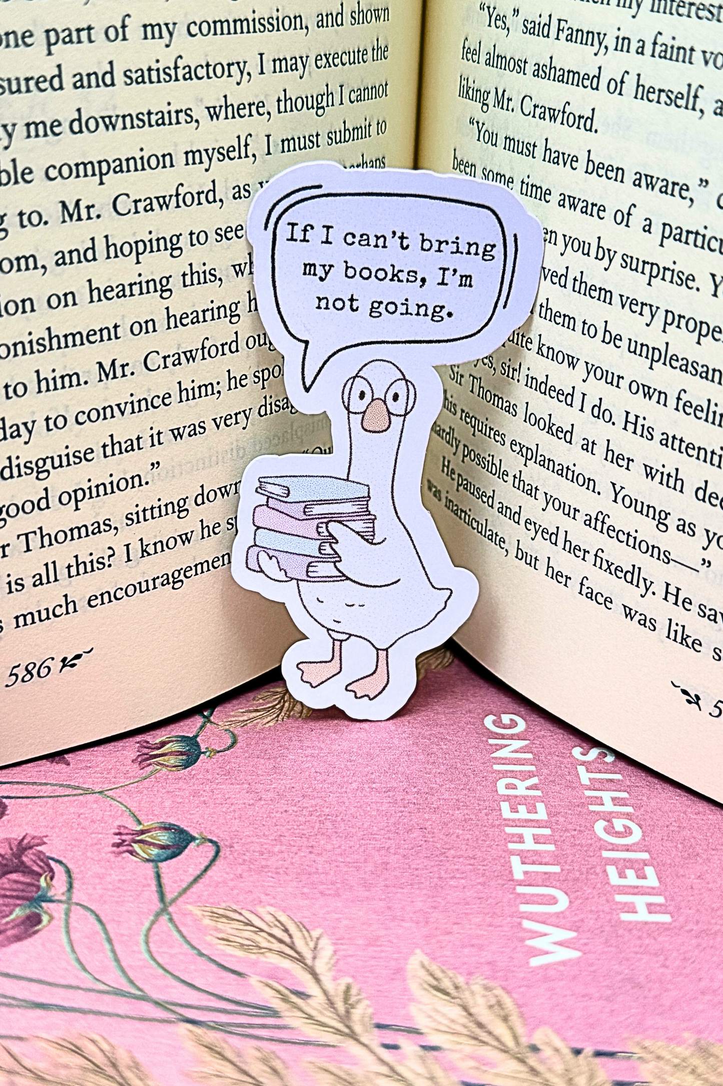 If I Can't Bring My Books Sticker