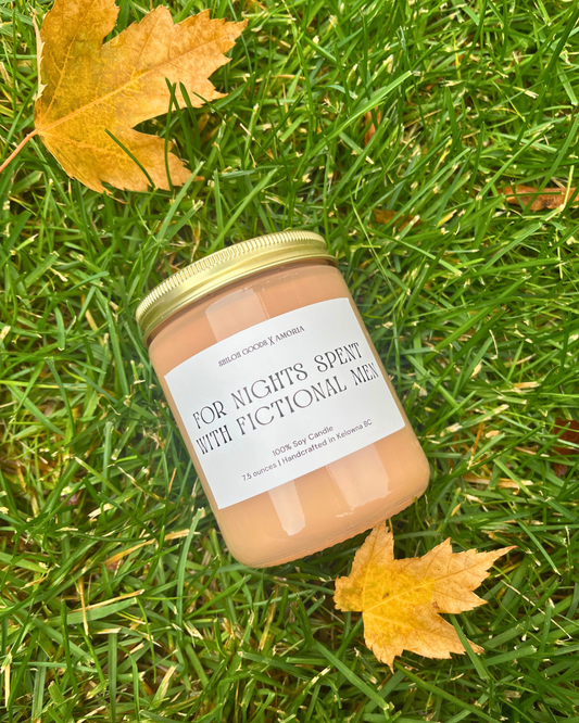 For Nights Spent With Fictional Men Candle