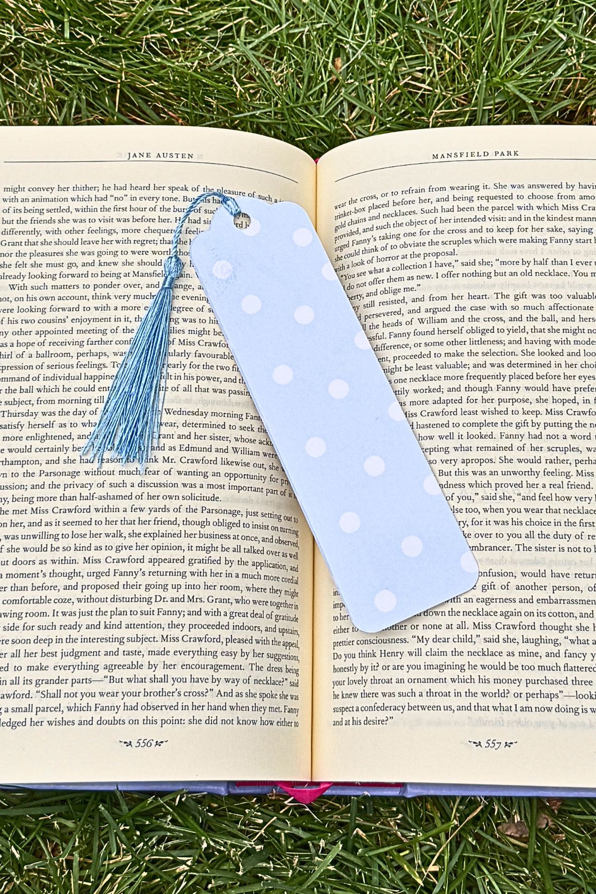 Book Open, Feet Up Bookmark