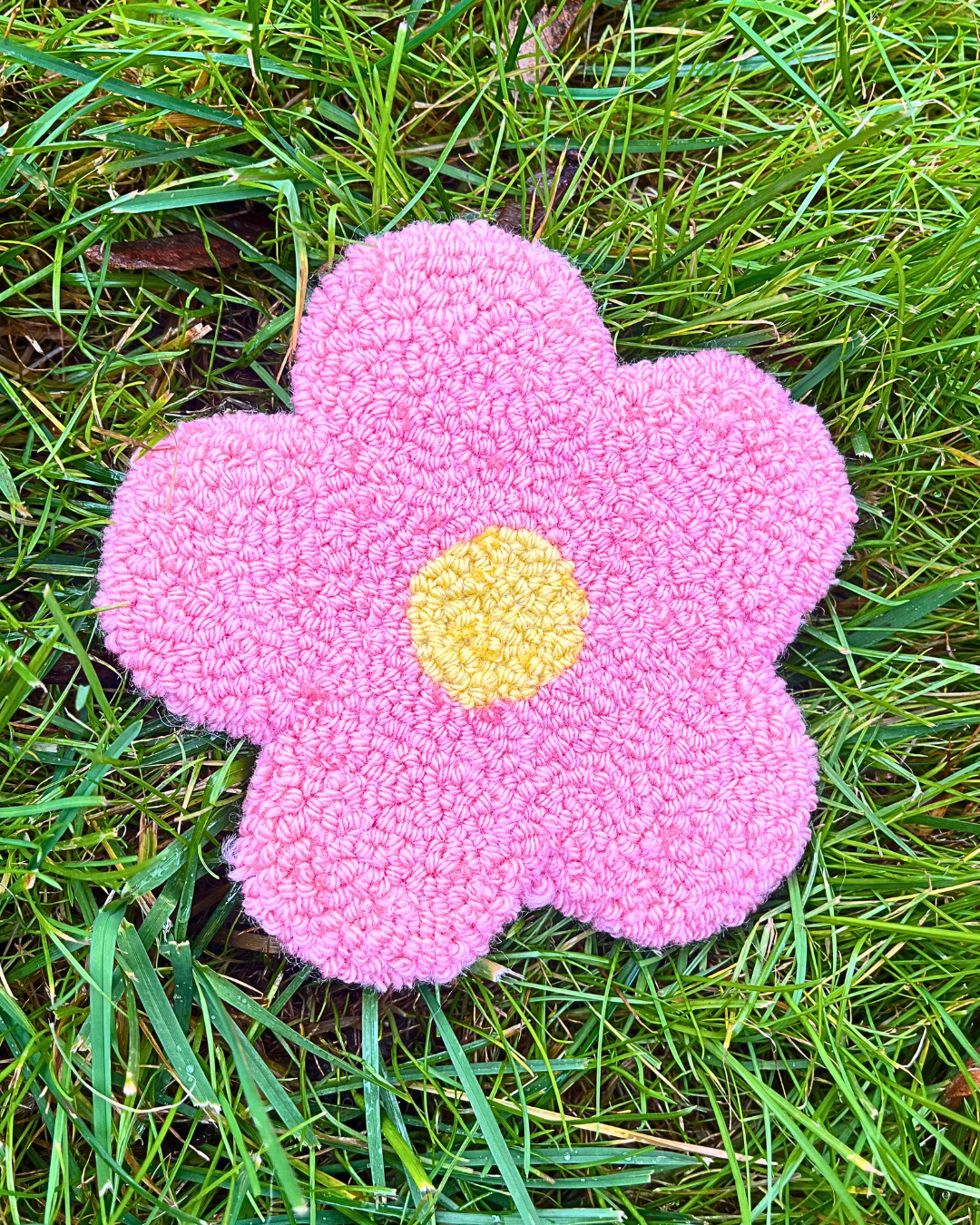 Pink Peony Mug Rug