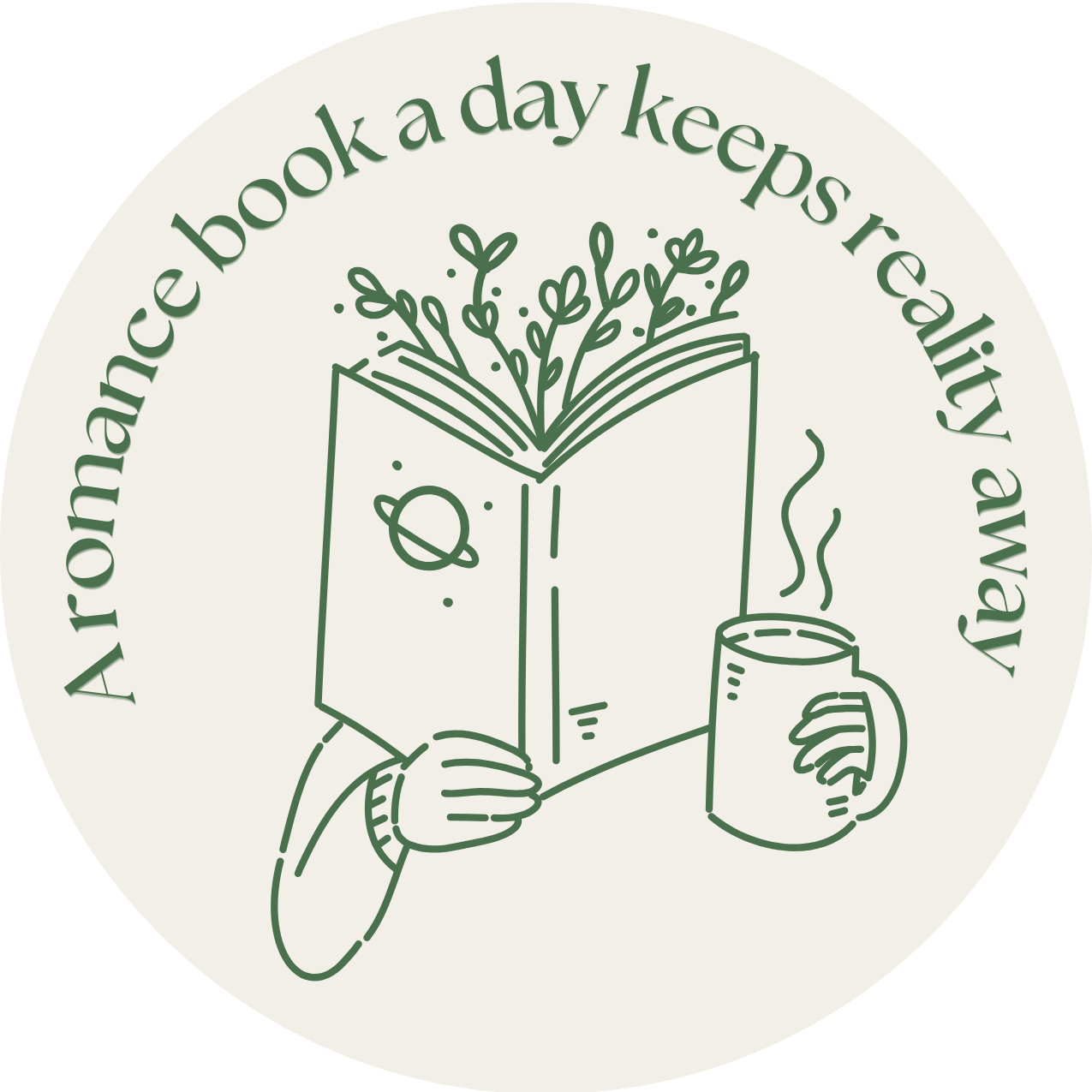 A Romance Book A Day Sticker