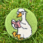 Larry The Literary Duck Mug Rug