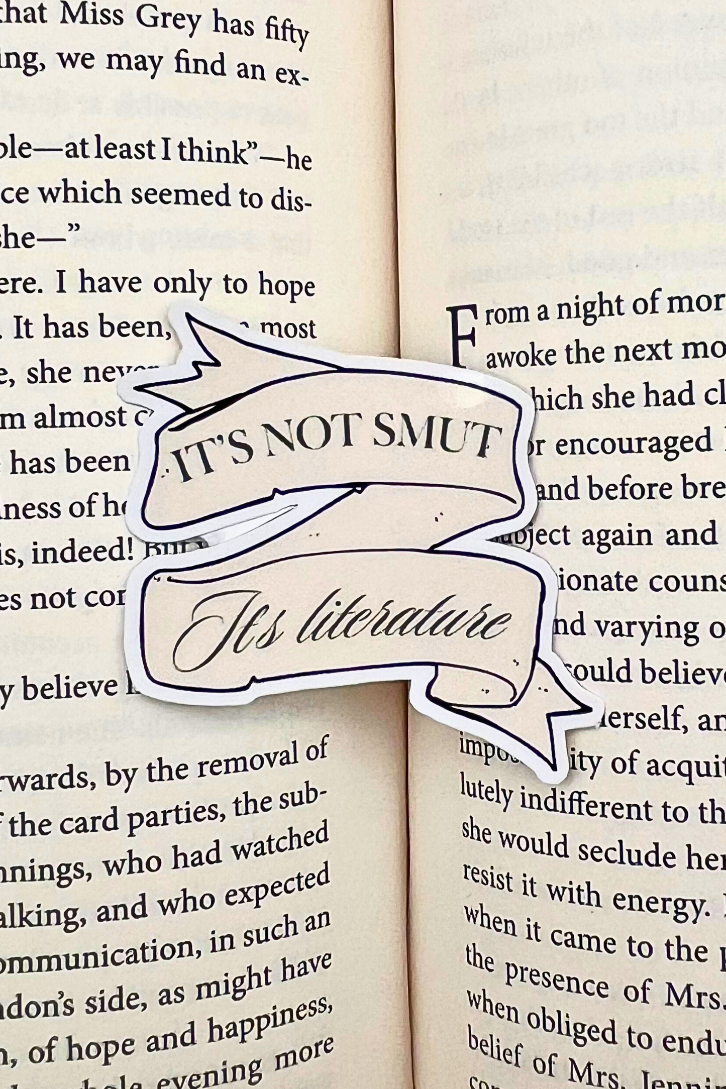 It's Not Smut, It's Literature Sticker
