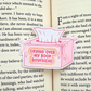 Crying Over My Book Boyfriends Sticker