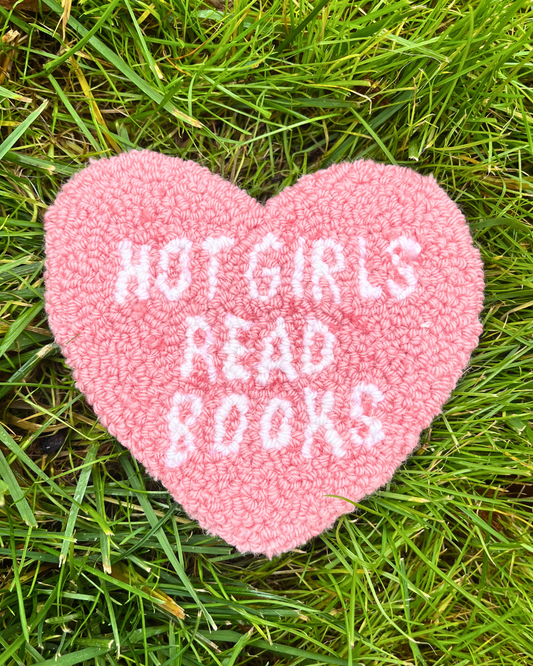 Hot Girls Read Books Mug Rug