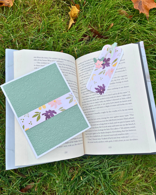 Petals & Prose Greeting Card