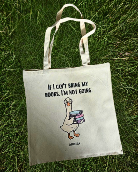 If I Can't Bring My Books Canvas