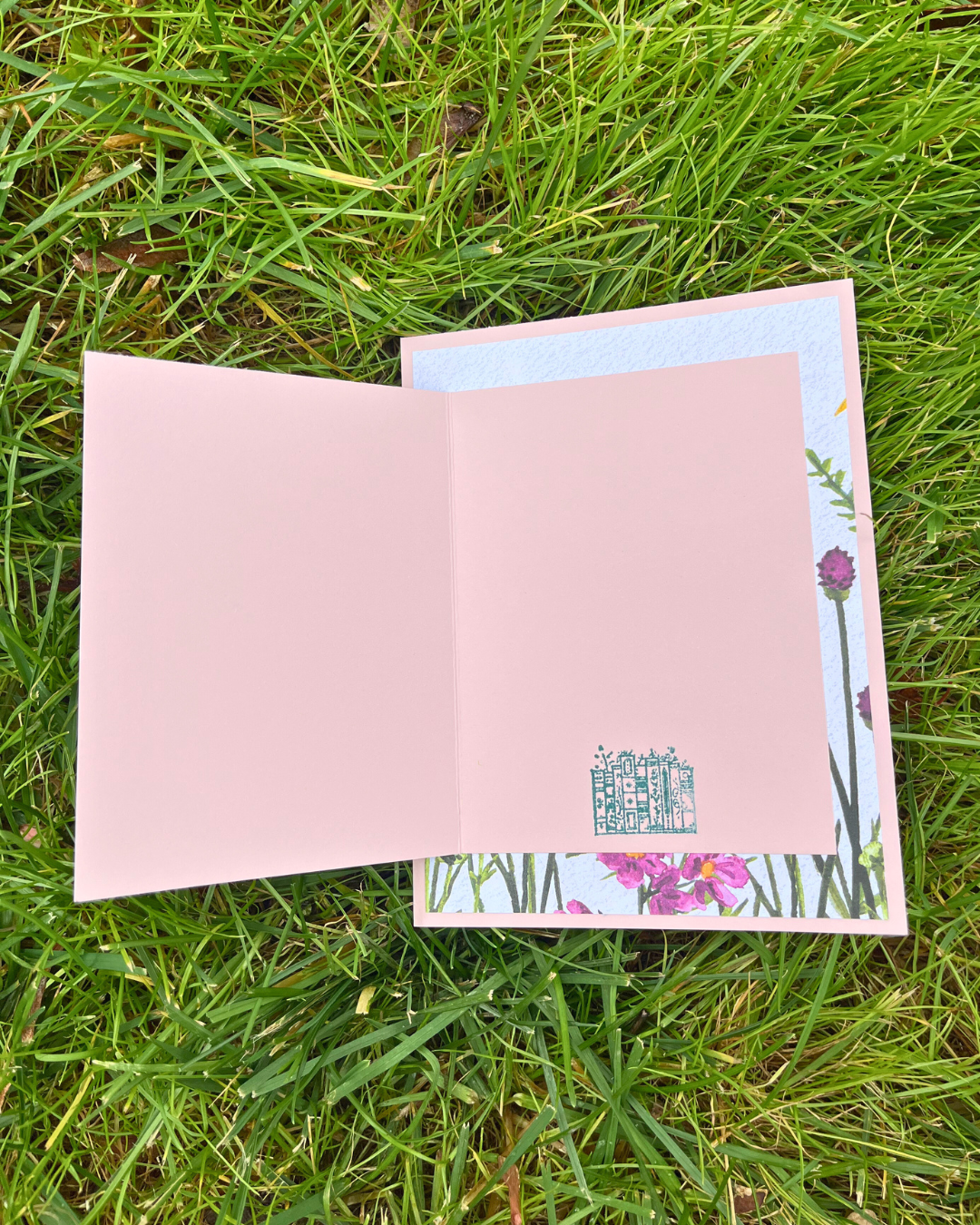 Rosé Reads Greeting Card