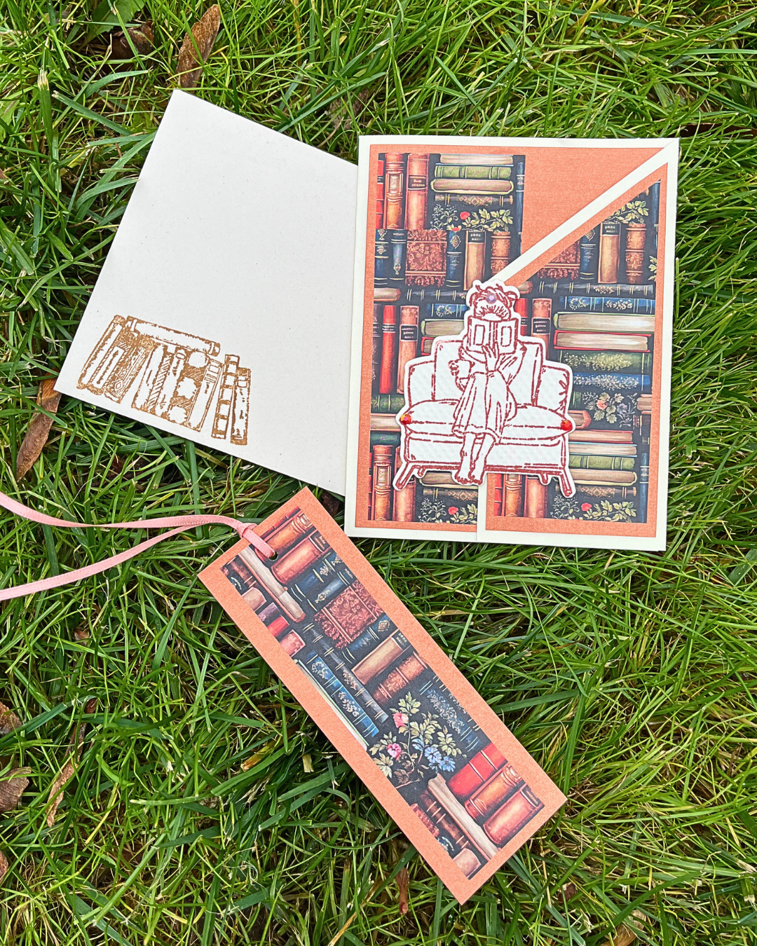 Library Dreams Greeting Card