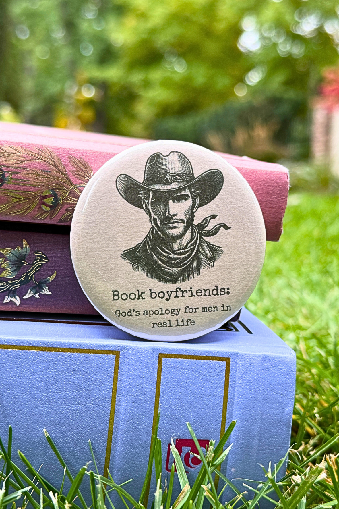 Book Boyfriends Pin
