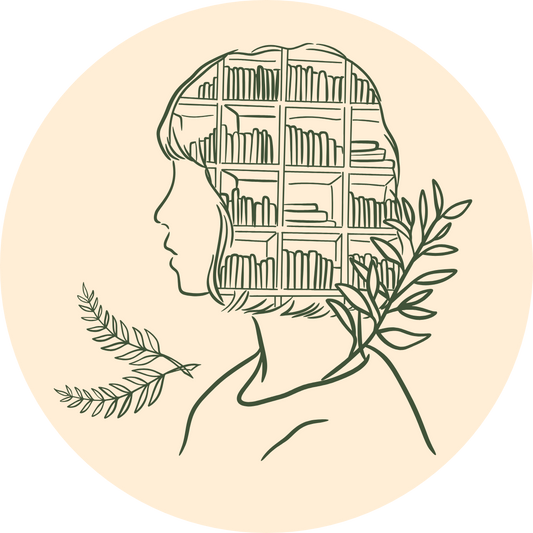 Books on the Brain Pin